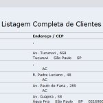 Software de controle de clientes